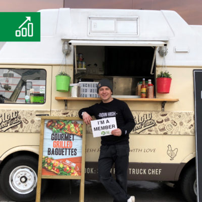 Kebab van for deals sale with pitch