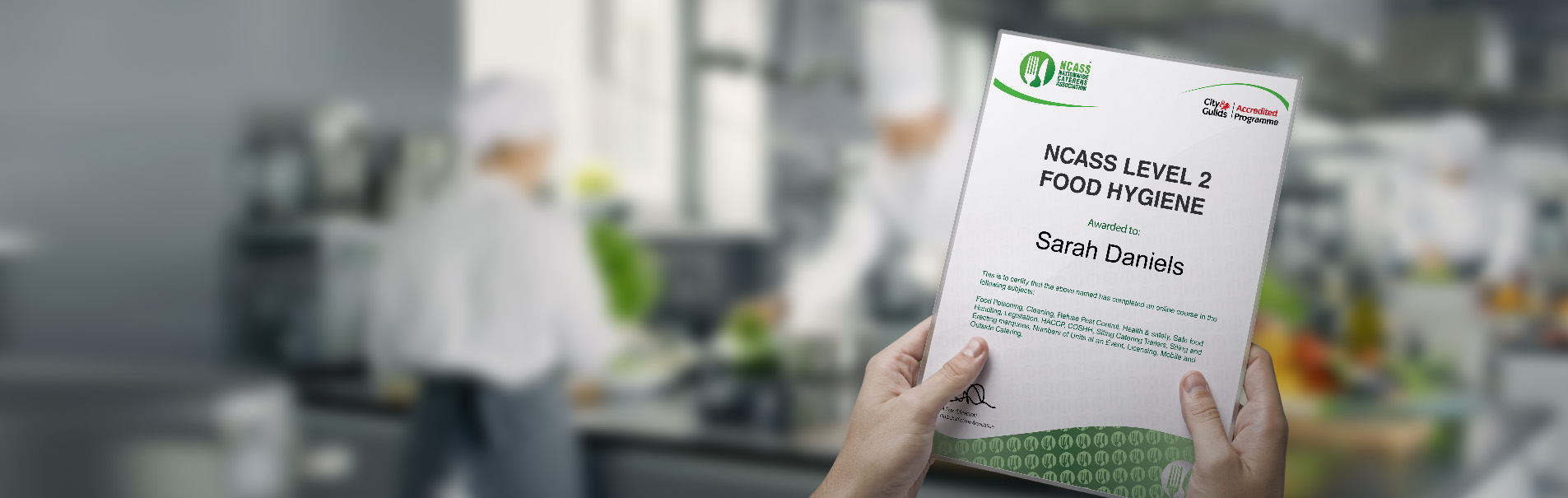 Level 2 Food Hygiene Certificate - Nationwide Caterers Association