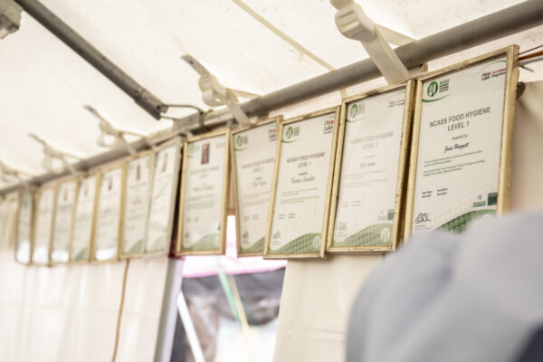 a festival caterer displays NCASS membership